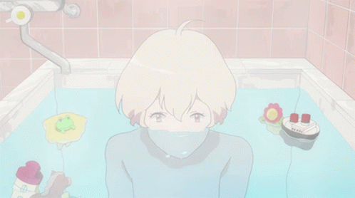 Tsuritama Bath Tab Bubble Boy GIF