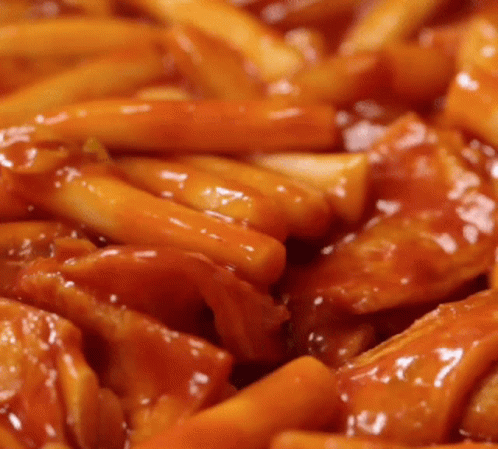 Tteokbokki Penne Food GIF