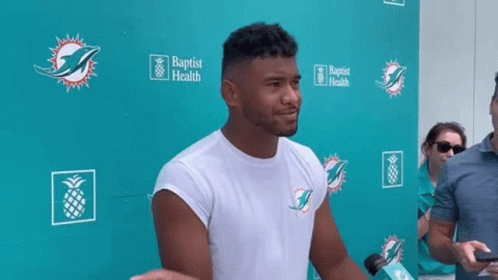 Tua Tagovailoa Pointing Above GIF