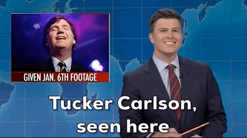 Tucker Carlson Seen Here GIF