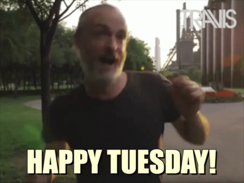 Tuesday Meme Man Is Jogging GIF