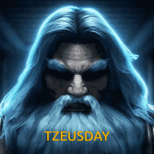 Tuesday Thunder God Zeus GIF