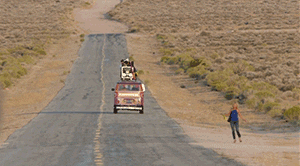 Tumbleweed Desert Road GIF
