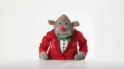 Tumbleweed Monkey Puppet GIF