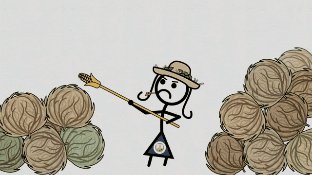 Tumbleweed Pile Sad Girl GIF