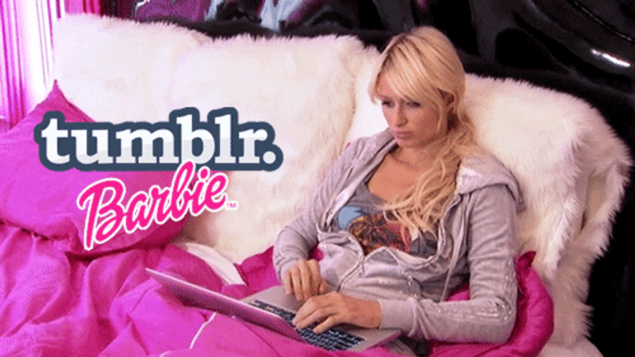 Tumblr Barbie Paris Hilton GIF