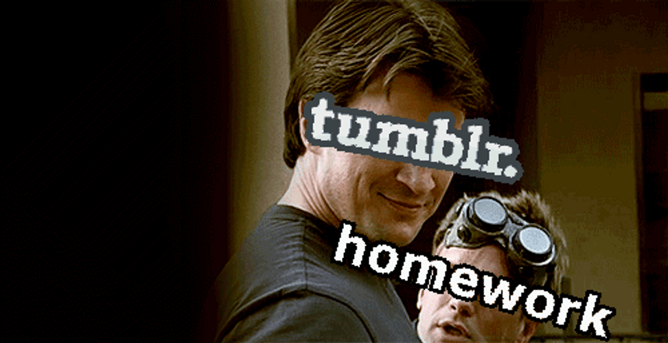 Tumblr Homework Memes GIF