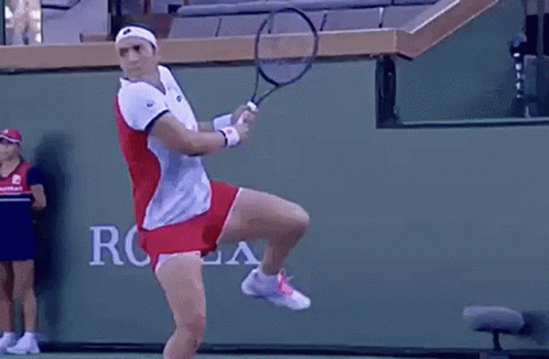 Tunisia Tennis Princess Ons Jabeur Backhand Jump GIF