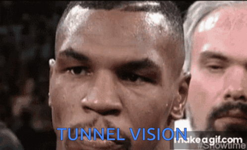 Tunnel Vision Text GIF