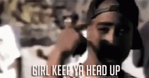 Tupac Wearing Cap GIF