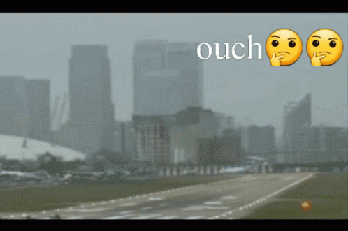 Turbulence Fail Plane Landing GIF