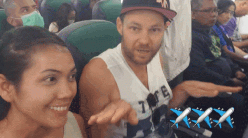 Turbulence Meme Happy Face GIF