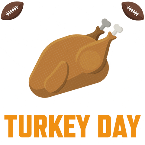 Turkey Day Animated Cooked Bird GIF