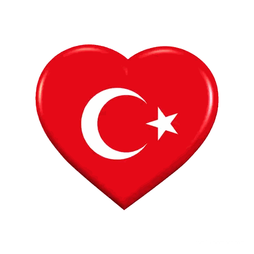 Turkey Flag Heart