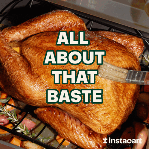 Turkey Saying All About That Baste GIF