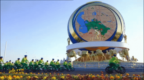 Turkmenistan Watan Bike Place GIF