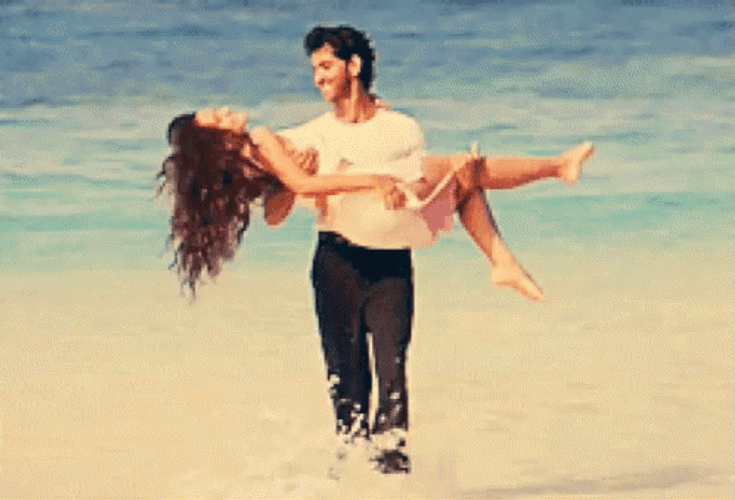 Turks and Caicos Couple in love gif.