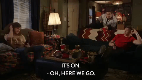 Turn It Up Adam Devine Workaholics GIF