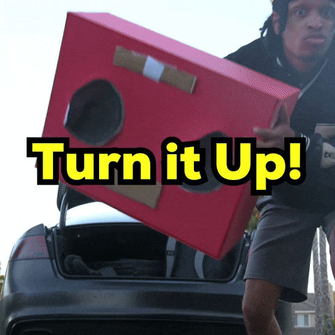 Turn It Up Beat Box Pumping GIF