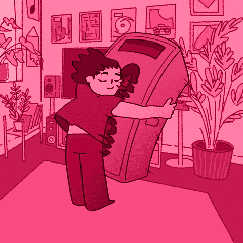 Turn It Up Cartoon Guy Up Beat Music GIF