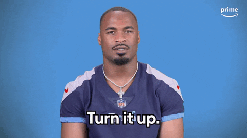 Turn It Up Good Looking Black Athlete GIF