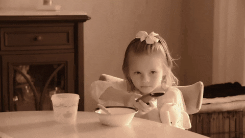 Turn It Up Little Girl Watching Rock Video GIF