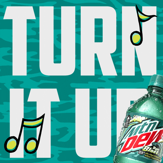 Turn It Up Mountain Dew Advertisement GIF