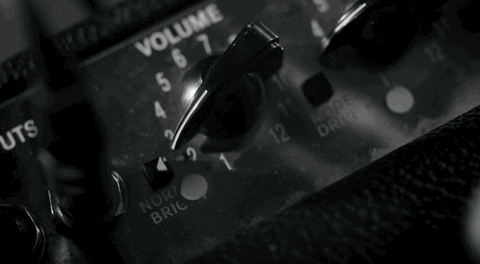 Turn It Up Turning Volume Knob GIF