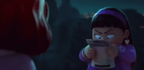 Turning Red Abby Throwing Papers GIF