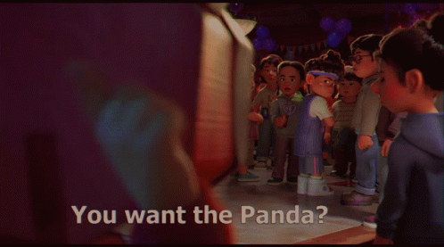 Mei Wearing Red Panda Suit Turning Red GIF