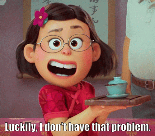 Meilin Lee Lucky No Problem Turning Red GIF