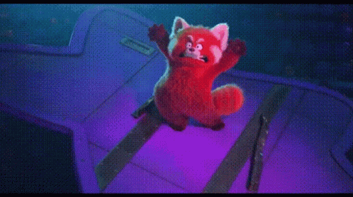 Red Panda Dancing Turning Red GIF