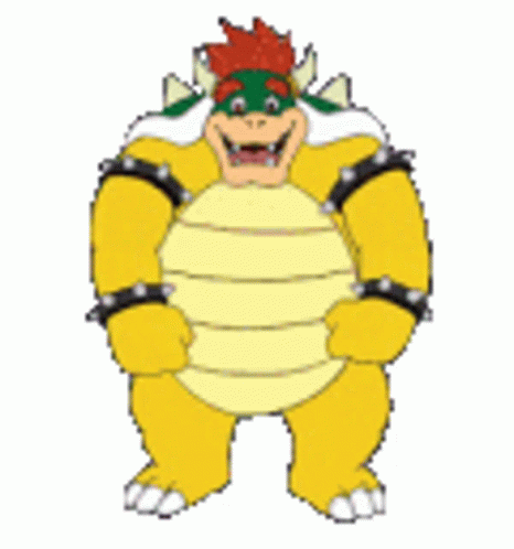 Turtle Dancing King Bowser Nintendo GIF