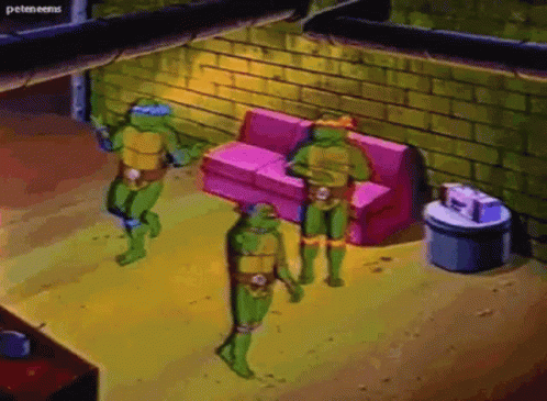 Turtle Tuesday Dancing Ninja Turtles GIF