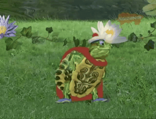 Turtle Tuesday Dancing Santa Hat GIF