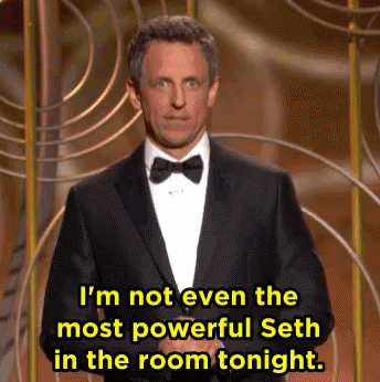 Tuxedo Man Saying I'm Not Most Powerful Seth