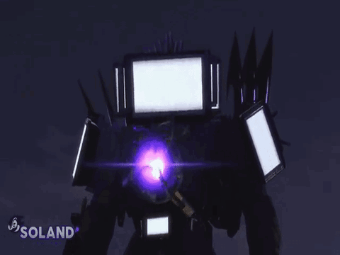 Tv Man Soland Nonchalant Purple Heart GIF