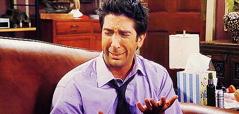 Tv Shows Friends Cries David Schwimmer GIF