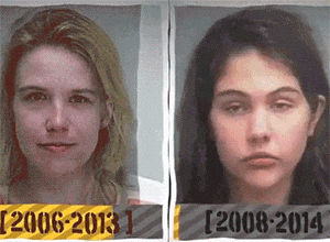 Tweaker Girl Transformation Through Years GIF