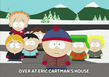Tweaker Over Cartman's House GIF