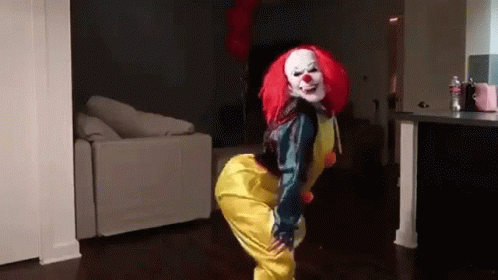 Twerking Clown Pennywise Dancing GIF