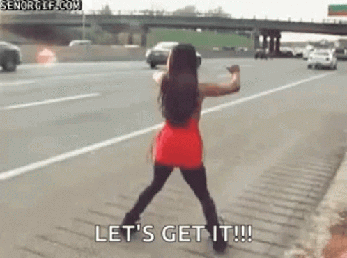 Twerking My Way And Lets Get It GIF