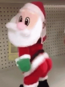 Twerking Santa Claus Christmas Meme GIF