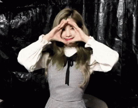 Twice Dahyun Cute Heart GIF