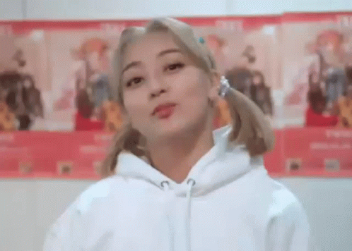 Twice Jihyo Salute GIF