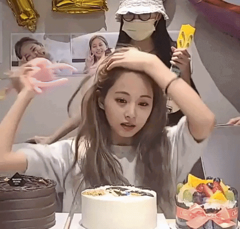 Twice Tzuyu Fixing Her Hair GIF