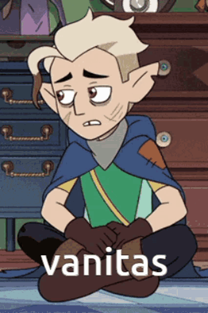 Twiddling Thumbs Hunter The Owl House Vanitas Waiting GIF