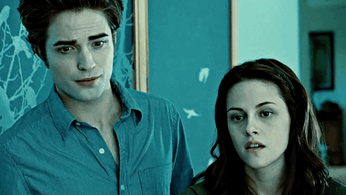 Twilight Edward Cullen Awkward Face GIF