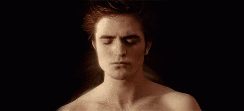Twilight Edward Cullen Closed Eyes GIF