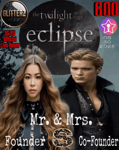 Twilight Saga Eclipse Poster Mr & Mrs Founder Co-Founder